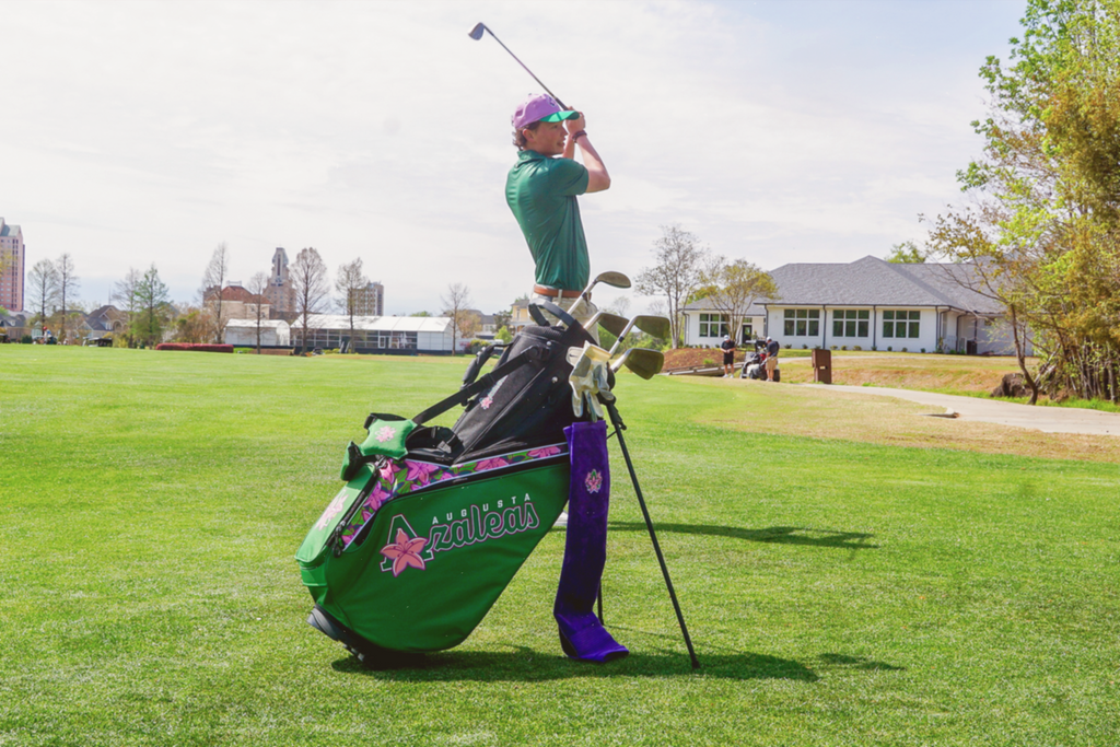 Augusta GreenJackets Back Nine Golf Bag Azaleas White – Hive Pro