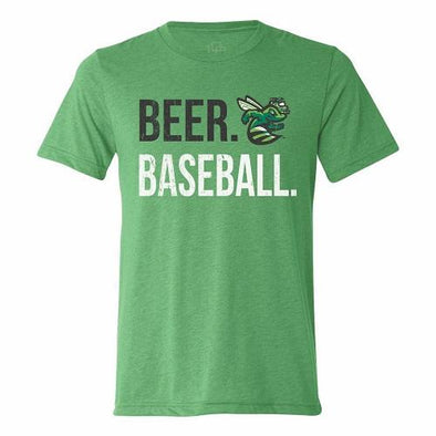 GreenJackets Beer Baseball Tee