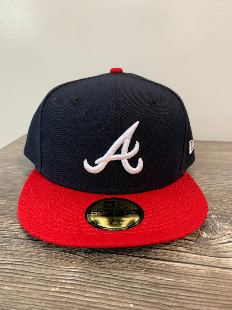 New Era Atlanta Braves Home Fitted Hive Pro Shop Augusta GreenJackets Official Store